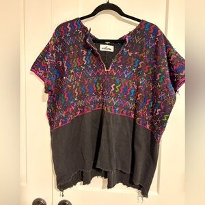 Colorful Patterned Women Top